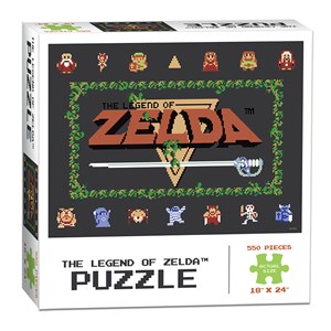 USAopoly (PZ005-462) - "The Legend of Zelda™ Classic" - 550 Teile Puzzle