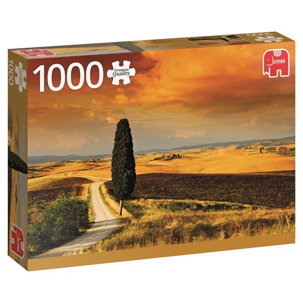 Jumbo (18362) - "Sonnenuntergang in der Toskana" - 1000 Teile Puzzle