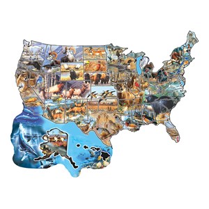 SunsOut (96041) - Cynthie Fisher: "Wild America" - 600 Teile Puzzle
