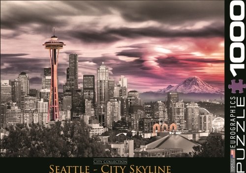 Eurographics (6000-0660) - "Seattle City Skyline" - 1000 Teile Puzzle