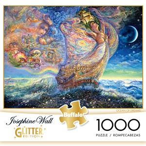Buffalo Games (11728) - Josephine Wall: "Ocean of Dreams (Glitter Edition)" - 1000 Teile Puzzle
