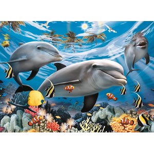 Ravensburger (09593) - Howard Robinson: "Caribbean Smile" - 60 Teile Puzzle