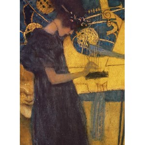 Eurographics (6000-1991) - Gustav Klimt: "Die Musik" - 1000 Teile Puzzle