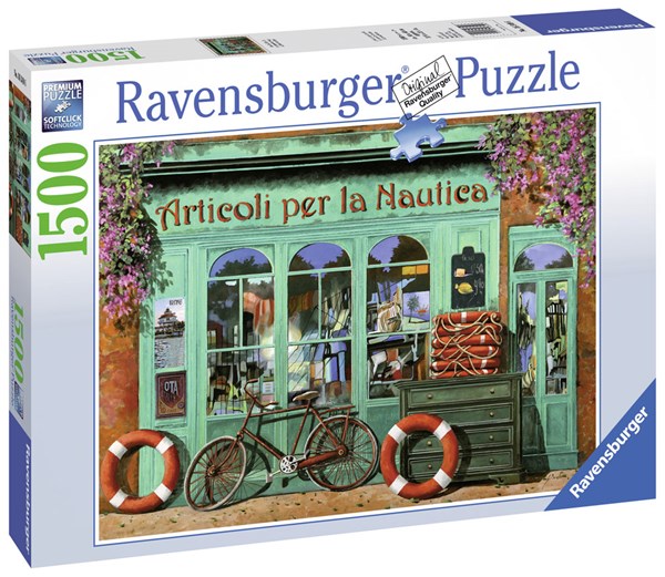 Ravensburger (16349) - "The Red Bicycle" - 1500 Teile Puzzle