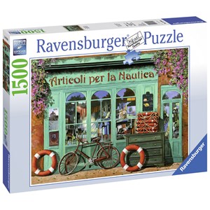 Ravensburger (16349) - "The Red Bicycle" - 1500 Teile Puzzle