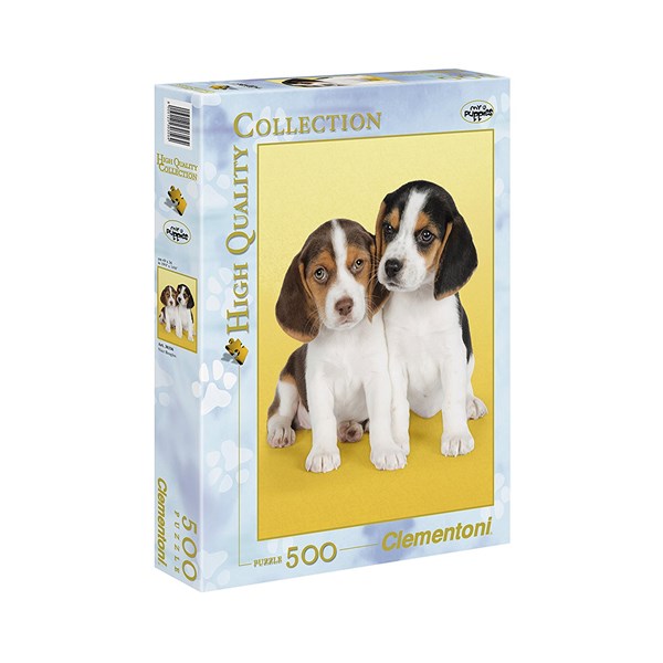 Clementoni (30356) - "Nice Beagles" - 500 Teile Puzzle
