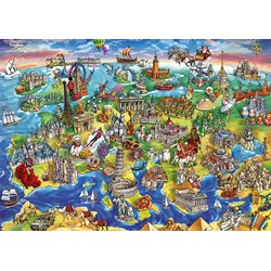 Educa (16752) - Maria Rabinsky: "European World" - 1000 Teile Puzzle