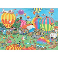 Jumbo (19052) - Jan van Haasteren: "Das Ballonfestival" - 1000 Teile Puzzle