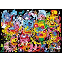 Heye (29767) - Jon Burgerman: "Psychedoodlic" - 2000 Teile Puzzle