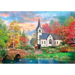 Clementoni (31675) - Dominic Davison: "Farbenfroher Herbst" - 1500 Teile Puzzle