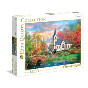 Clementoni (31675) - Dominic Davison: "Farbenfroher Herbst" - 1500 Teile Puzzle