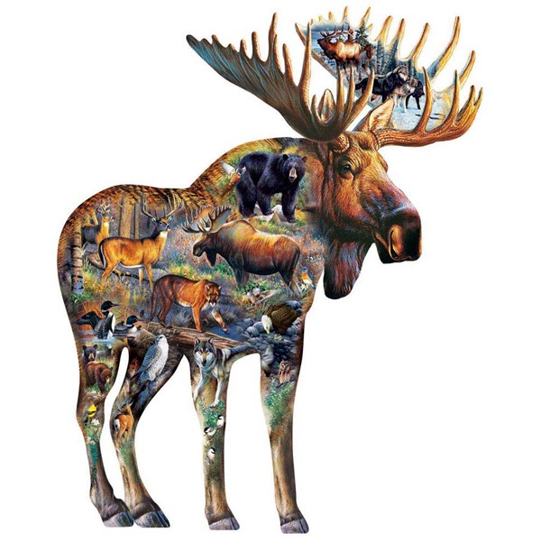 SunsOut (95761) - JQ Licensing: "Walk on the Wild Side" - 650 Teile Puzzle