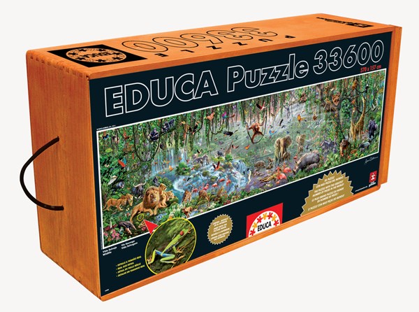 Educa (16066) - Adrian Chesterman: "Wildlife" - 33600 Teile Puzzle