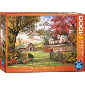 Eurographics (6000-0694) - Dominic Davison: "Die alte Kürbis-Farm" - 1000 Teile Puzzle
