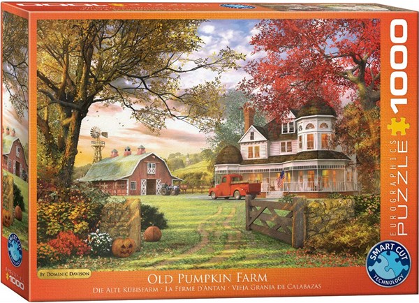 Eurographics (6000-0694) - Dominic Davison: "Die alte Kürbis-Farm" - 1000 Teile Puzzle