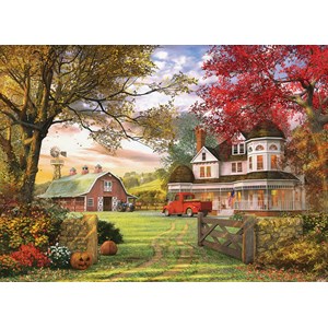 Eurographics (6000-0694) - Dominic Davison: "Die alte Kürbis-Farm" - 1000 Teile Puzzle