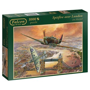 Falcon (11126) - "Spitfire über London" - 1000 Teile Puzzle