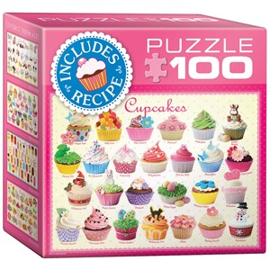 Eurographics (8104-0519) - "Cupcakes" - 100 Teile Puzzle
