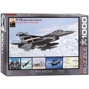 Eurographics (6000-4956) - "F-16 Fighting Falcon" - 1000 Teile Puzzle