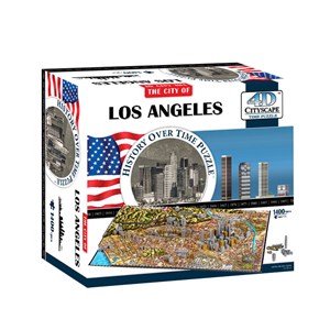 4D Cityscape (40082) - "Los Angeles" - 1400 Teile Puzzle