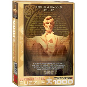 Eurographics (6000-1433) - "Abraham Lincoln" - 1000 Teile Puzzle