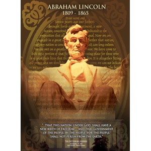 Eurographics (6000-1433) - "Abraham Lincoln" - 1000 Teile Puzzle