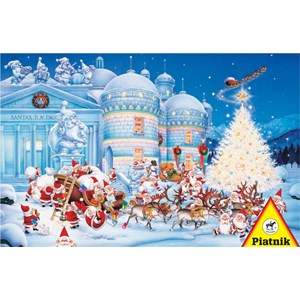 Piatnik (562242) - "Weihnachten Toy Factory" - 1000 Teile Puzzle