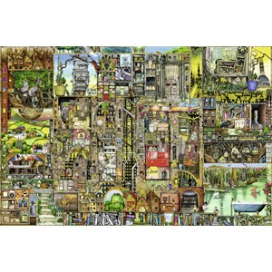Ravensburger (17430) - Colin Thompson: "Skurrile Stadt" - 5000 Teile Puzzle