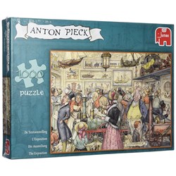 Jumbo (17094) - Anton Pieck: "Die Ausstellung" - 1000 Teile Puzzle