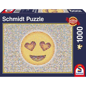 Schmidt Spiele (58220) - "Emoticon" - 1000 Teile Puzzle