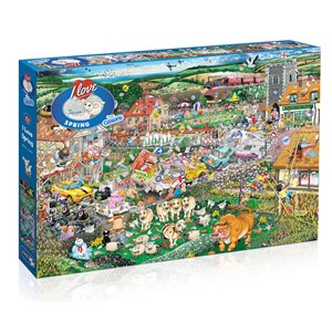 Gibsons (G7021) - Mike Jupp: "Ich liebe den Frühling" - 1000 Teile Puzzle