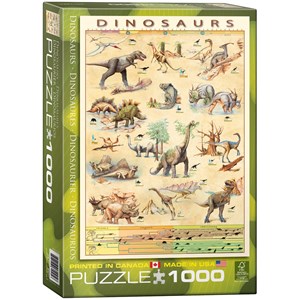 Eurographics (6000-1005) - "Dinosaurier" - 1000 Teile Puzzle