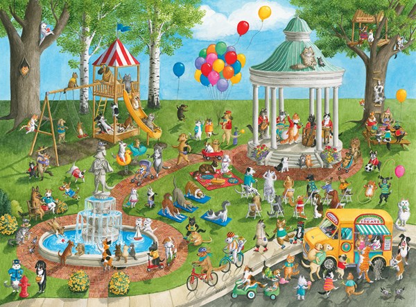 Ravensburger (13229) - "Pet Park" - 300 Teile Puzzle