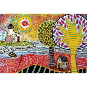 Educa (17115) - Karla Gerard: "Leuchturm" - 1000 Teile Puzzle