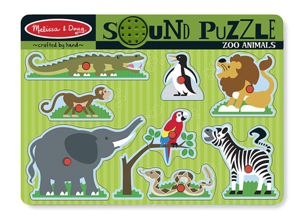 Melissa and Doug (727) - "Zoo Animals" - 8 Teile Puzzle
