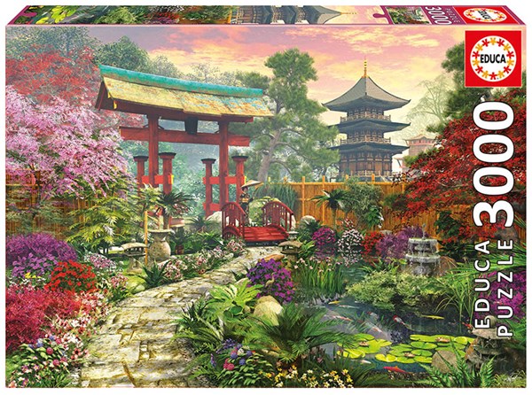 Educa (16019) - "Japanischer Garten" - 3000 Teile Puzzle