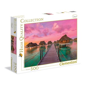 Clementoni (35016) - "Farbiges Paradies" - 500 Teile Puzzle