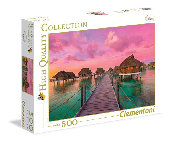 Clementoni (35016) - "Farbiges Paradies" - 500 Teile Puzzle