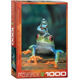 Eurographics (6000-3004) - "Rotäugiger Baumfrosch" - 1000 Teile Puzzle