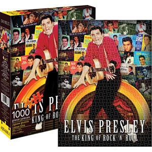 Aquarius (65246) - "Elvis - Albums Collage" - 1000 Teile Puzzle