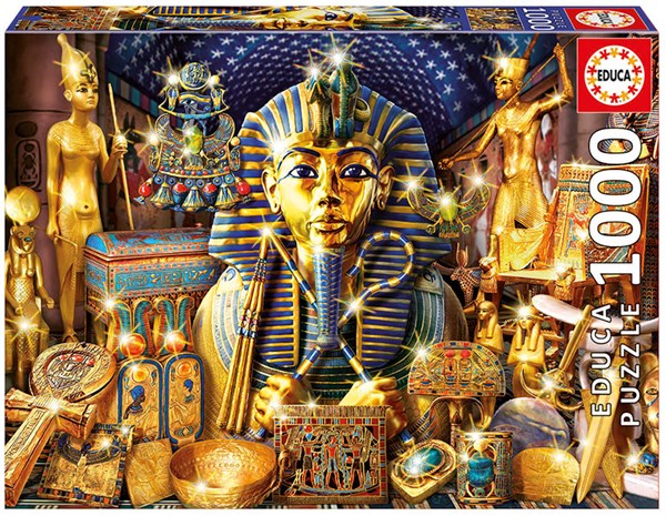 Educa (16751) - Andrew Farley: "Treasures Of Egypt" - 1000 Teile Puzzle
