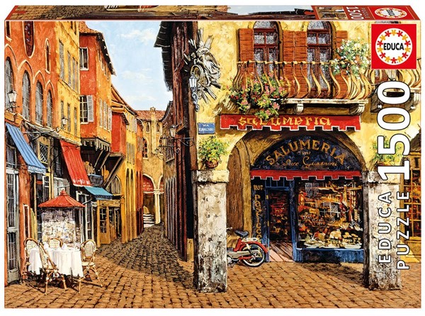 Educa (16770) - Viktor Shvaiko: "Colors Of Italy-Salumeria" - 1500 Teile Puzzle