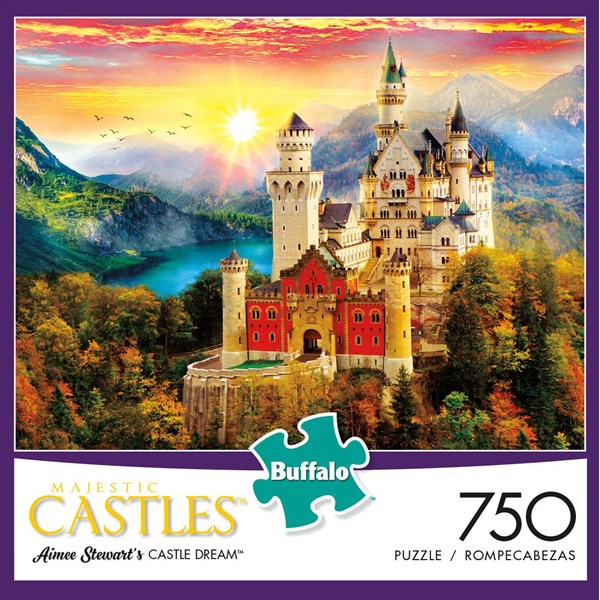 Buffalo Games (17058) - Aimee Stewart: "Castle Dream" - 750 Teile Puzzle