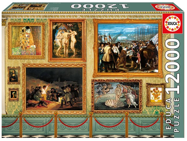 Educa (17137) - "Meisterwerke der Kunst" - 12000 Teile Puzzle