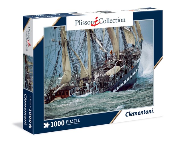 Clementoni (39350) - Philip Plisson: "Segelschulschiff Belem" - 1000 Teile Puzzle