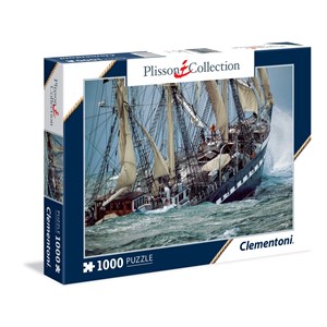 Clementoni (39350) - Philip Plisson: "Segelschulschiff Belem" - 1000 Teile Puzzle