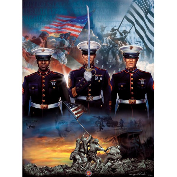 SunsOut (69029) - "The Few and the Proud" - 1000 Teile Puzzle