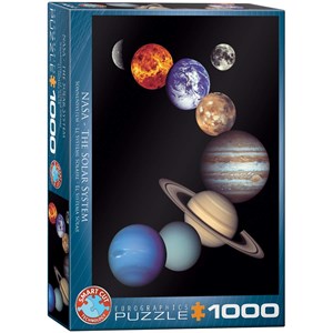Eurographics (6000-0100) - "Nasa, Sonnensystem" - 1000 Teile Puzzle