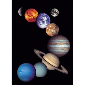 Eurographics (6000-0100) - "Nasa, Sonnensystem" - 1000 Teile Puzzle