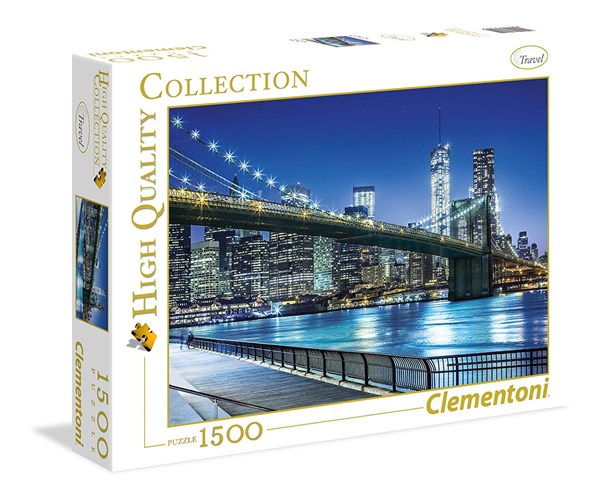 Clementoni (31804) - "Metropole New York" - 1500 Teile Puzzle
